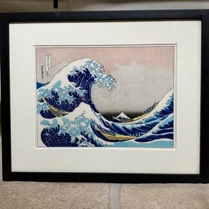 Framed and matted Japanese Print